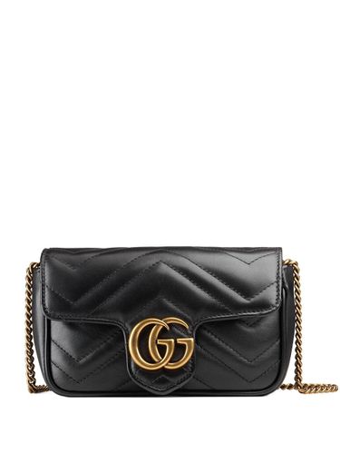 GUCCI - Gg Marmont Leather Mini Bag - Gucci - Modalova