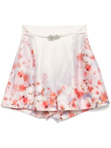 Crush Silk Blend Shorts - Zimmermann - Modalova