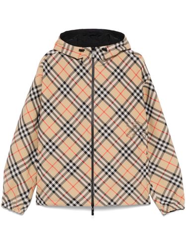 Check Motif Hooded Jacket - Burberry - Modalova