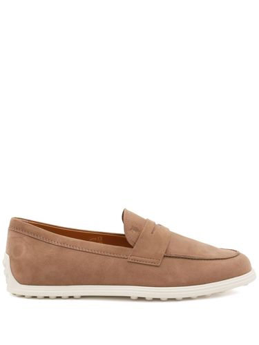 TOD'S - Suede Leather Loafers - Tod's - Modalova