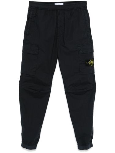 Logo Cotton Cargo Trousers - Stone Island - Modalova