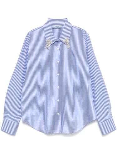 PRADA - Striped Cotton Shirt - Prada - Modalova