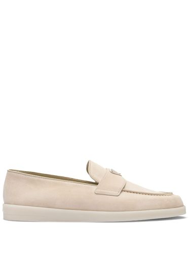 PRADA - Suede Leather Loafers - Prada - Modalova