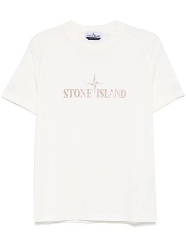 STONE ISLAND - Logo Cotton T-shirt - Stone Island - Modalova