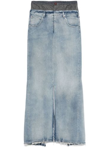 Denim Cotton Maxi Skirt - Maison Margiela - Modalova