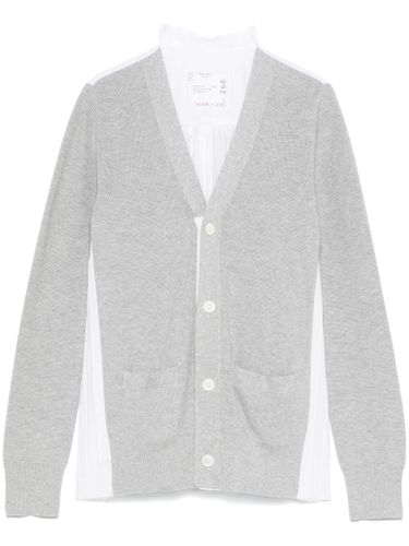 SACAI - V-necked Cardigan - Sacai - Modalova