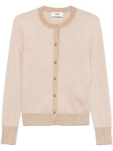 FENDI - Ff Wool Cardigan - Fendi - Modalova