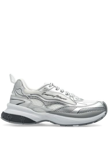 EMPORIO ARMANI - Laminated Sneakers - Emporio Armani - Modalova