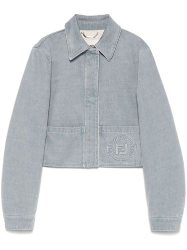 FENDI - Fendi Roma Denim Jacket - Fendi - Modalova