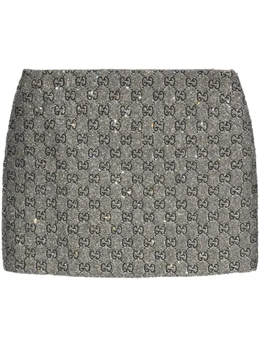 GUCCI - Gg Tweed Mini Skirt - Gucci - Modalova