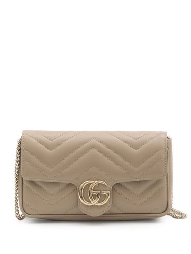 GUCCI - Gg Marmont Leather Mini Bag - Gucci - Modalova
