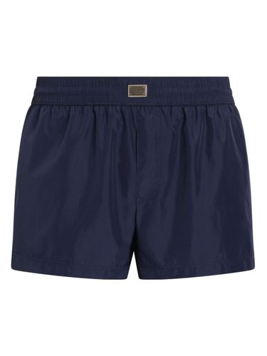 DOLCE & GABBANA - Logo Swim Shorts - Dolce & Gabbana - Modalova