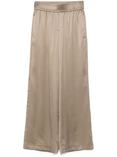 Silk Wide-leg Trousers - Brunello Cucinelli - Modalova