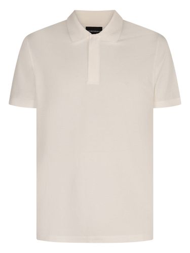 Logo Cotton Polo Shirt - Emporio Armani - Modalova