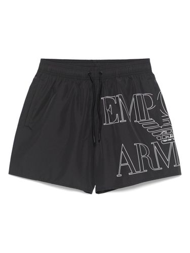 EMPORIO ARMANI - Logo Swim Shorts - Emporio Armani - Modalova