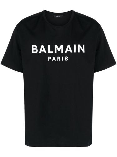 BALMAIN - Cotton T-shirt With Logo - Balmain - Modalova