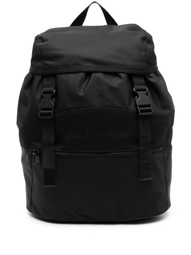 Backpack With Ysl Print - Saint Laurent - Modalova