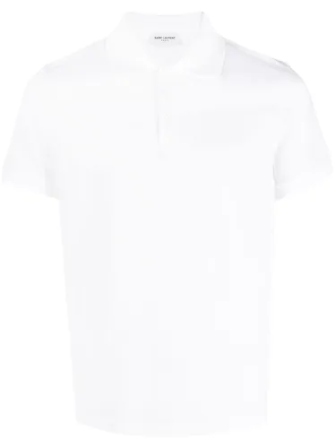 SAINT LAURENT - Logo Polo Shirt - Saint Laurent - Modalova