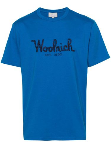 WOOLRICH - Cotton T-shirt With Logo - Woolrich - Modalova