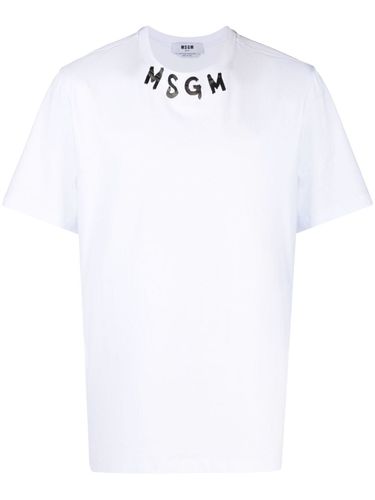 MSGM - Cotton T-shirt - Msgm - Modalova