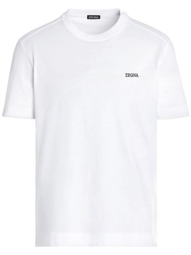 ZEGNA - T-shirt Con Logo - Zegna - Modalova