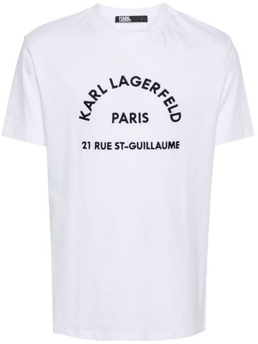 T-shirt With Lettering - Karl Lagerfeld - Modalova