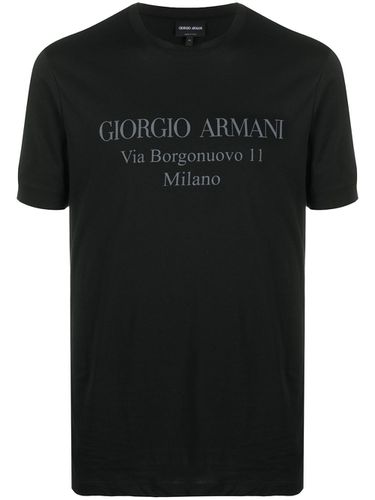 Logo Short Sleeve T-shirt - Giorgio Armani - Modalova