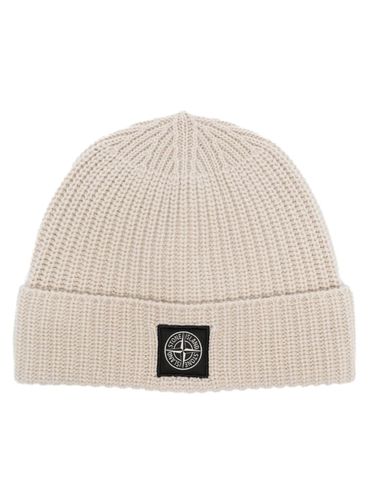 STONE ISLAND - Beanie With Logo - Stone Island - Modalova