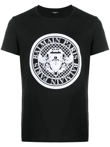 BALMAIN - Cotton T-shirt With Logo - Balmain - Modalova