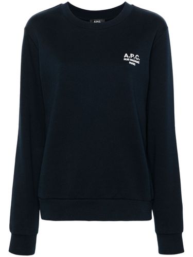 Cotton Sweatshirt With Logo - A.P.C. - Modalova