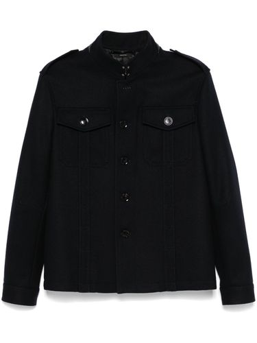 Japanese Light Felt Stand Collar Overshirt - Tom Ford - Modalova