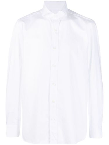 BORRELLI - Twill Shirt - Borrelli - Modalova