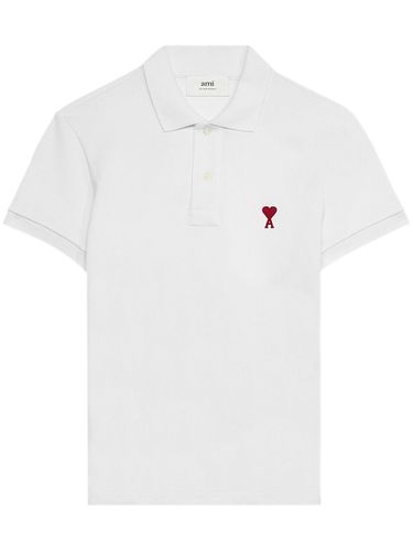 AMI PARIS - Cotton Polo Shirt - Ami Paris - Modalova