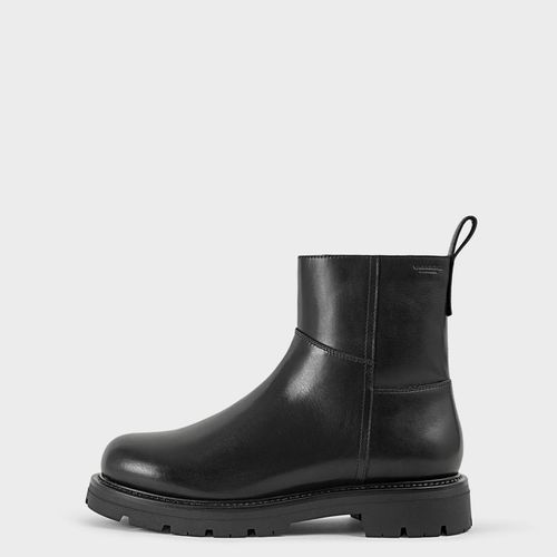 Vagabond Cameron - Homme Noir Cuir - vagabond - Modalova