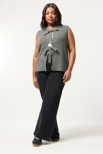 Débardeur En Maille Gris Foncé À Double Lien Size 54-56 - Yours - Modalova