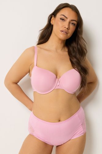 Shorty En Dentelle Et Microfibre Rose Size 50-52 - Yours - Modalova