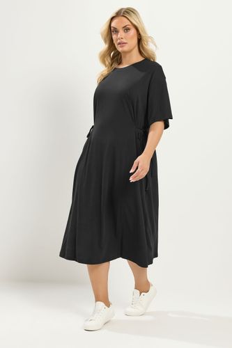 Robe Milongue Noire À Nouer Sur Le Devant Size 58-60 - Yours - Modalova