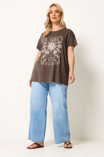 Tshirt Marron « Le Soleil » Size 44 - Yours - Modalova