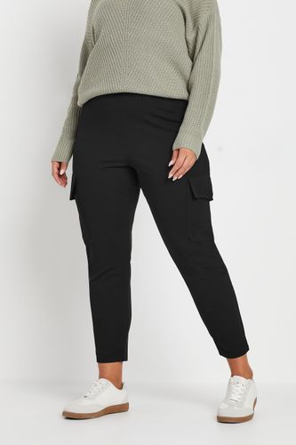 Pantalon Noir Coupe Droite À Poches Size 48 - Yours - Modalova
