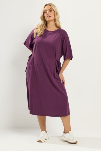 Robe Milongue Violette À Nouer Sur Le Devant Size 62-64 - Yours - Modalova