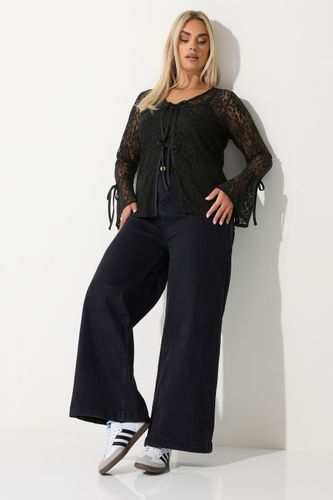 Haut En Dentelle Noir À Manches Longues Curve Size 42 - Limited Collection - Modalova