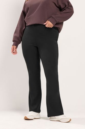 Legging Noir Évasé Size Short > 40 - Yours - Modalova