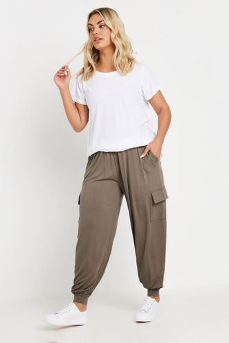 Jogging Sarouel Marron Coupe Cargo Size 46 - Yours - Modalova