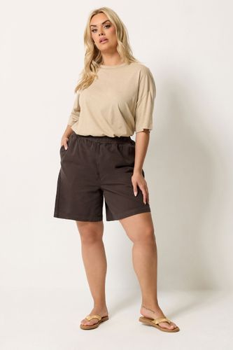 Short En Jean Marron Chocolat Size 50 - Yours - Modalova