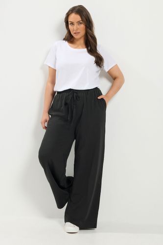 Pantalon De Jogging Large Noir À Cordon De Serrage Size Regular > 48 - Yours - Modalova