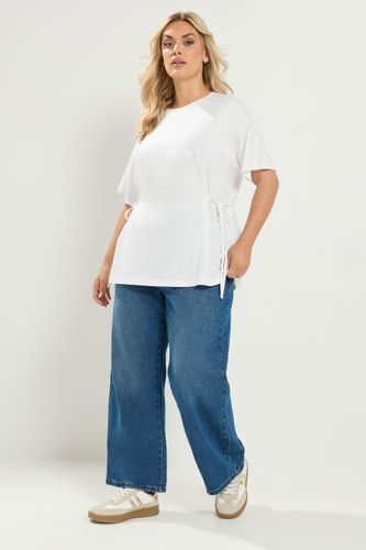 Tshirt Blanc À Nouer Sur Le Devant Size 42 - Yours - Modalova