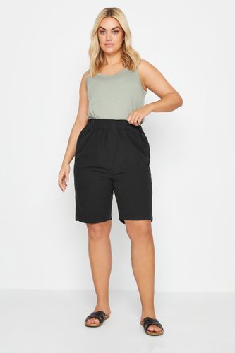 Short Noir Léger Élastique Size 48 - Yours - Modalova