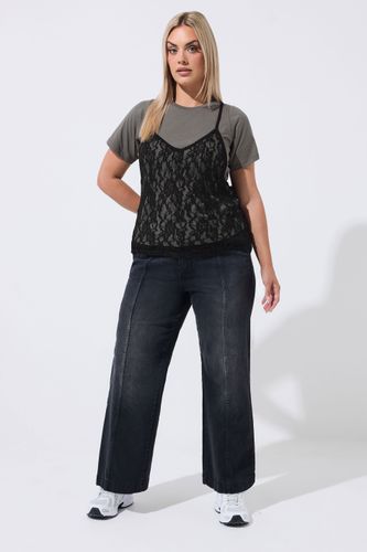 Caraco Gris En Dentelle Size 42 - Limited Collection - Modalova