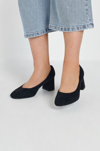Chaussures À Talons Noires Effet Daim Pieds Extra Larges Eee Size 37EEE - Yours - Modalova