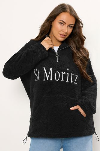 Polaire Teddy Borg Noire « St Moritz » Size 46 - Yours - Modalova